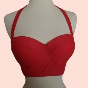Cherry Cat Swimsuit Red Bikini Top/Bra